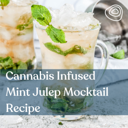 Cannabis Infused Mint Julep Mocktail Recipe