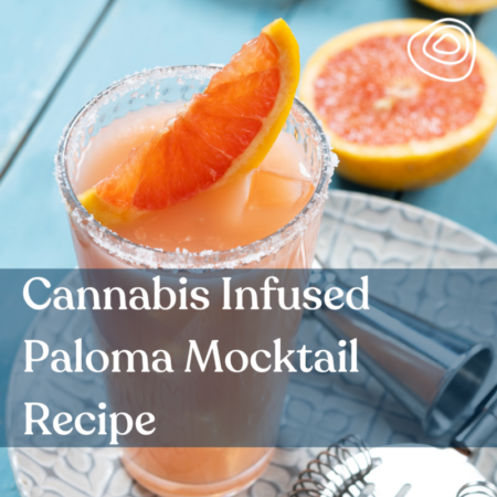 Cannabis Infused Paloma Mocktail Recipe