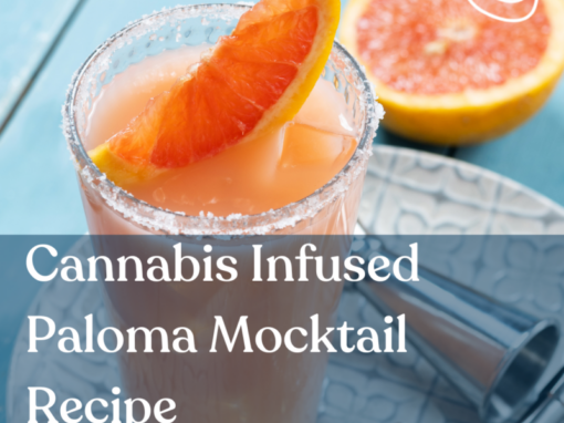 Cannabis Infused Paloma Mocktail Recipe