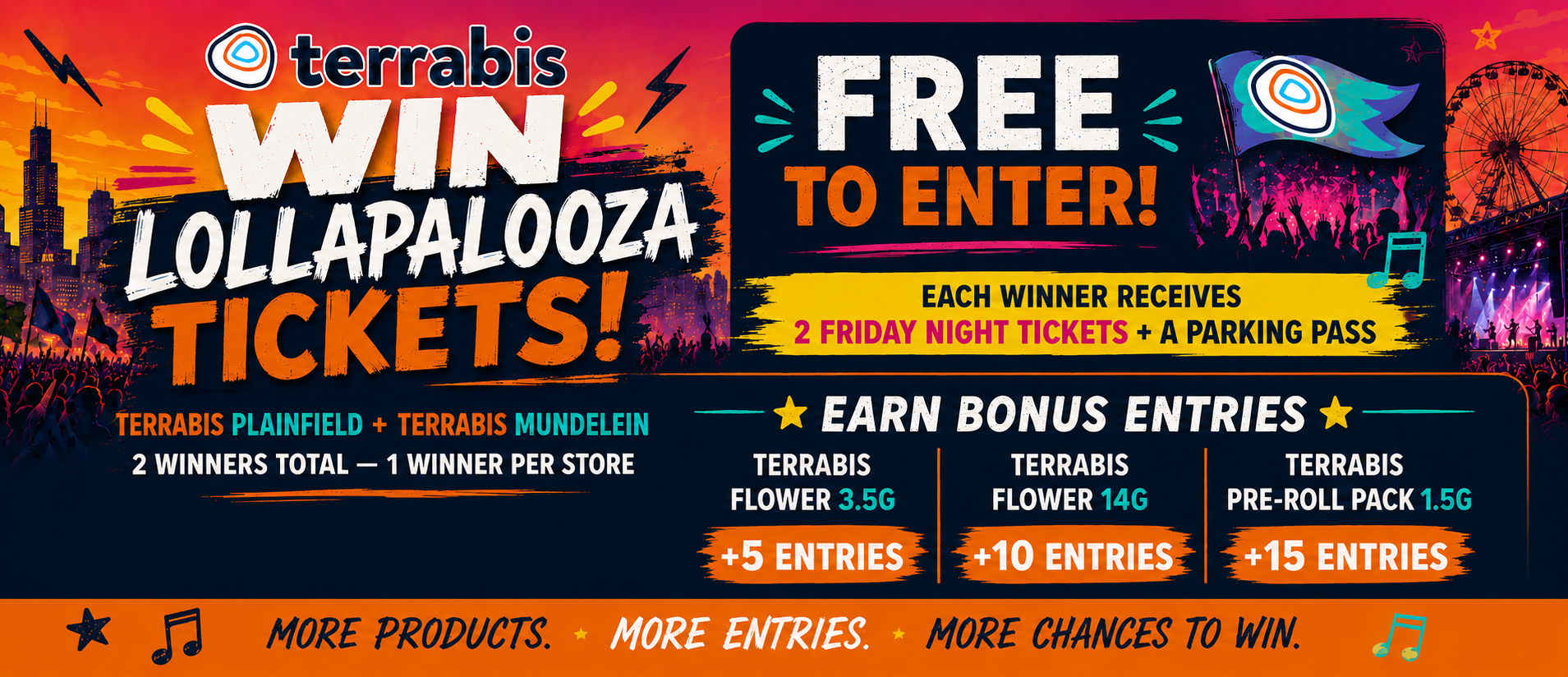 Lollapalooza Tickets Giveaway Ecomm